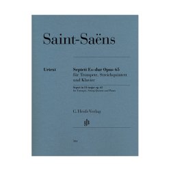 Saint-Saens Camille Septet In E Flat Maj Op.65 Tpt/Str5tet/Pf