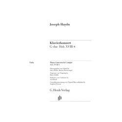 Conc Pf/Hpd Orch G Hob Xviii:4 Vla