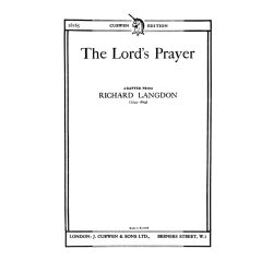 Langdon, R The Lord's Prayer Satb/Tonic