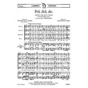 Armstrong Gibbs Fol, Dol, Do Ttbb (Unaccompanied)