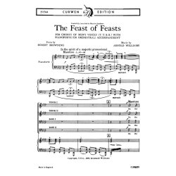 Willaims, A The Feast Of Feasts Ttbb/Piano