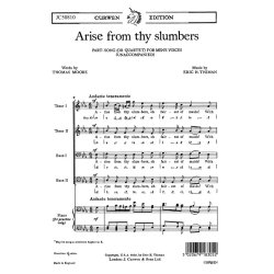 Thiman, E Arise From Thy Slumbers Ttbb/Pf