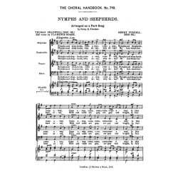 Purcell Nymphs And Shepherds Satb