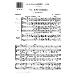 Joseph Barnby: To Daffodils (SATB)