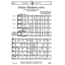 Dowland Praise Blindness Eyes Satb