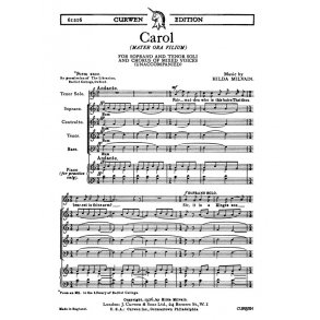 Milvain Carol Ten Satb
