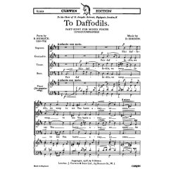 Edeson To Daffodils Satb