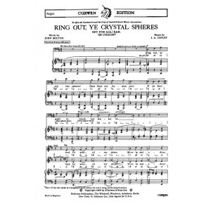 Copley, I Ring Out, Ye Crystal Spheres S(A)Bar/Pf