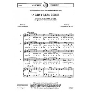 Kirby O Mistress Mine Satb