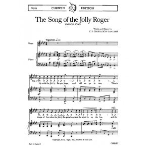 Chudleigh Candish, C The Song Of The Jolly Roger Unison/Piano