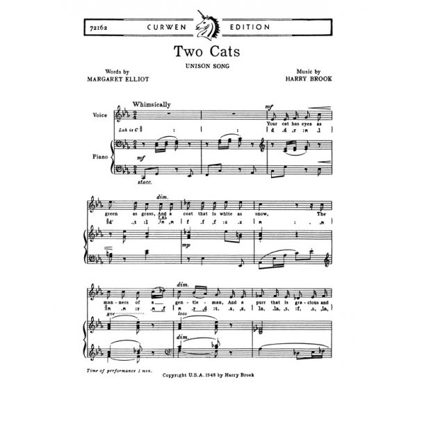 Brook, H Two Cats Unison/Piano