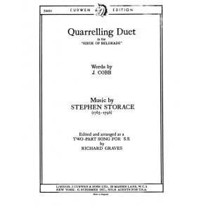 Storace, R Quarrelling Duet Ss/Piano
