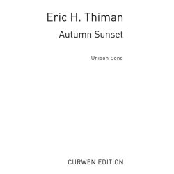 Thiman, E Autumn Sunset Unison/Piano