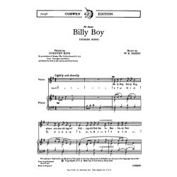 Parry, W Billy Boy Unison/Piano