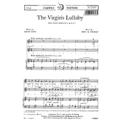 Thiman, E The Virgin's Lullaby 2pt/Piano