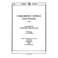 Reynolds, G Children's Songs From Bohemia Unison