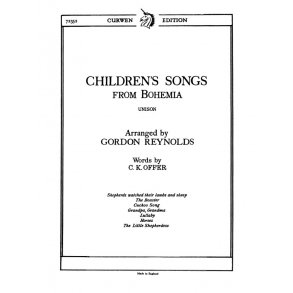 Reynolds, G Children's Songs From Bohemia Unison
