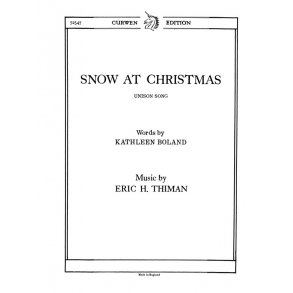 Thiman, E Snow At Christmas Unison/Piano