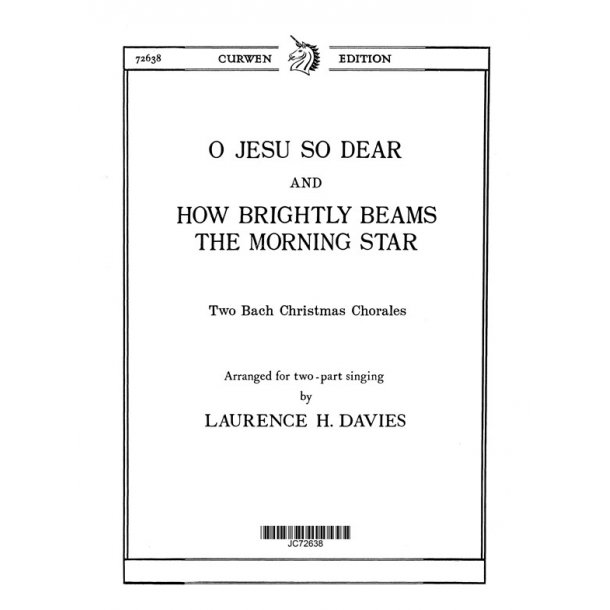 Bach O Jesu So Dear/How Brightly 2pt