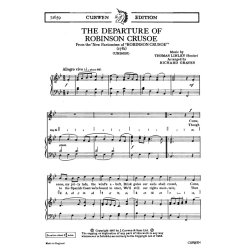 Linley, T The Departure Of Robinson Crusoe Unison/Piano