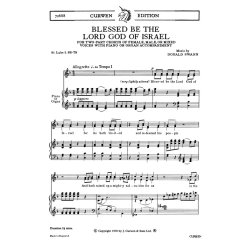 Swann, D Blessed Be The Lord God Of Israel 2pt/Piano