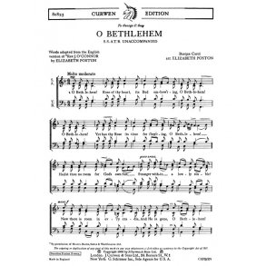 Elizabeth Poston: O Bethlehem