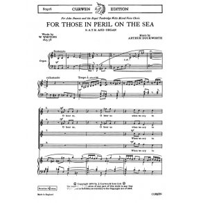Duckworth, A For Those In Peril On The Sea Satb/Organ