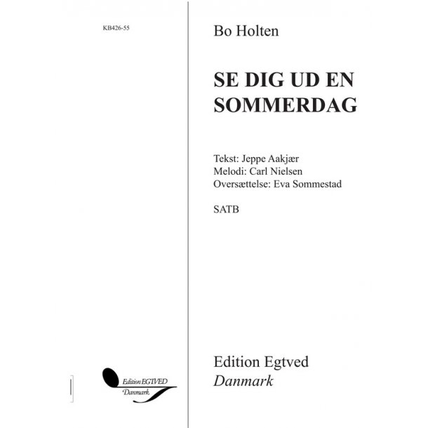 SE DIG UD EN SOMMERDAG