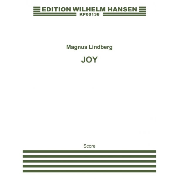 Magnus Lindberg: Joy (Score)