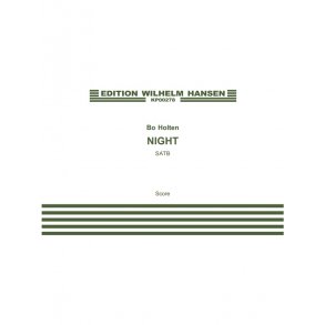 Bo Holten: Night