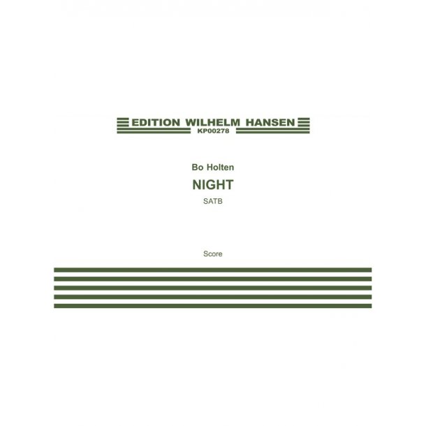 Bo Holten: Night