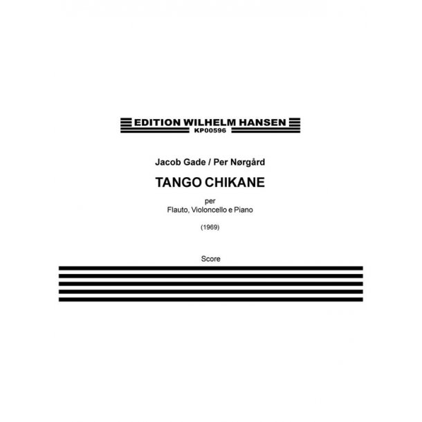 Tango Chikane - Partitur, Kopi