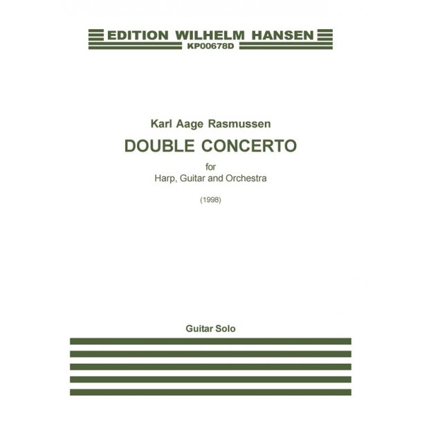 Karl Aage Rasmussen: Double Concerto (Guitar Solo Part)