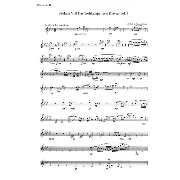 Praeludium & Fuga Nr. 8 - Stem.