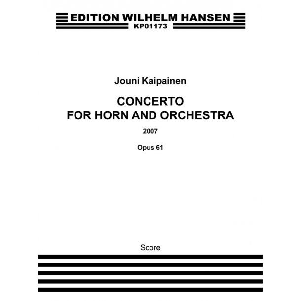 Kaipainen, J Horn Concerto Fs