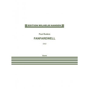 Poul Ruders: Fanfarewell (Score)