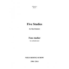 5 Studies - Partitur