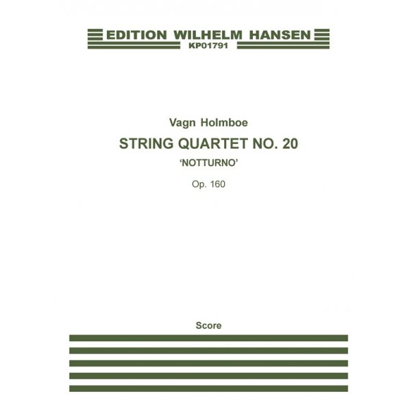 STRYGEKVARTET NR.20 OP.160