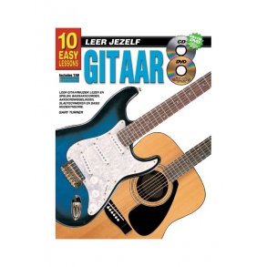 Gary Turner: 10 Easy Lessons Gitaar (Book/CD/DVD) (Dutch Language Edition)