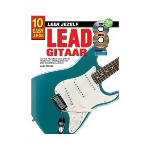 Gary Turner: 10 Easy Lessons Lead Gitaar (Book/CD/DVD) (Dutch Language Edition)