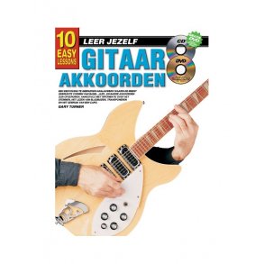 Gary Turner: 10 Easy Lessons Gitaar Akkoorden (Book/CD/DVD) (Dutch Language Edition)