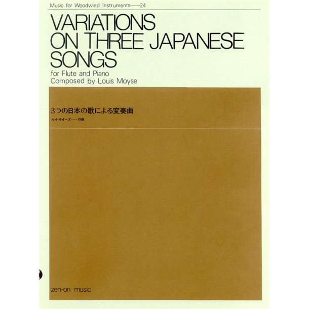Louis Moyse: Variations On Three Japanese Songs