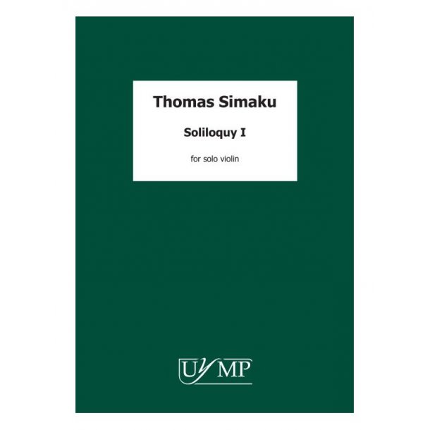 Thomas Simaku: Soliloquy I