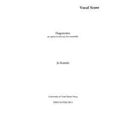 Jo Kondo: Hagoromo (Vocal Score)