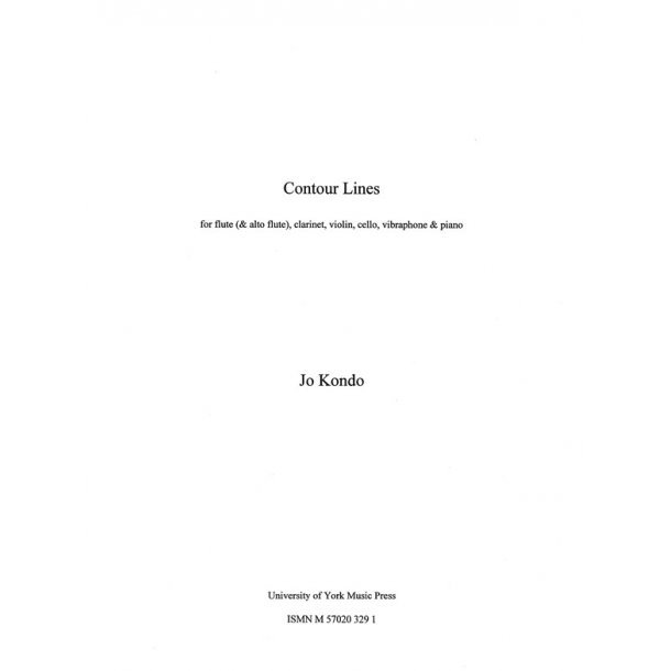 Jo Kondo: Contour Lines - Score
