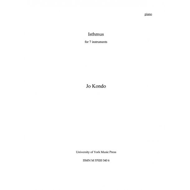 Jo Kondo: Isthmus (Parts)