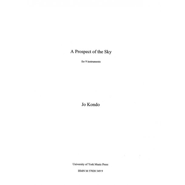 Jo Kondo: A Prospect Of The Sky
