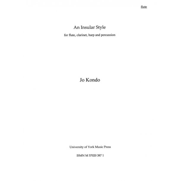 Jo Kondo: An Insular Style (Parts)
