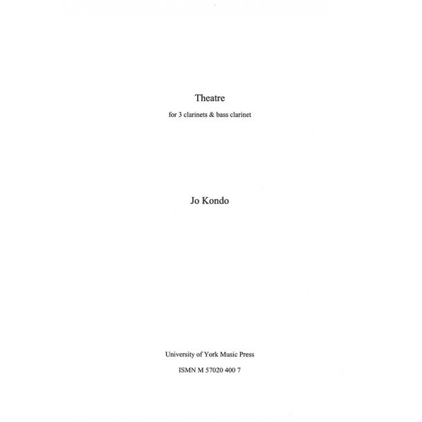 Jo Kondo: Theatre (Score)