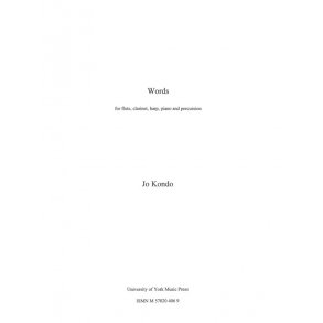 Jo Kondo: Words (Score)